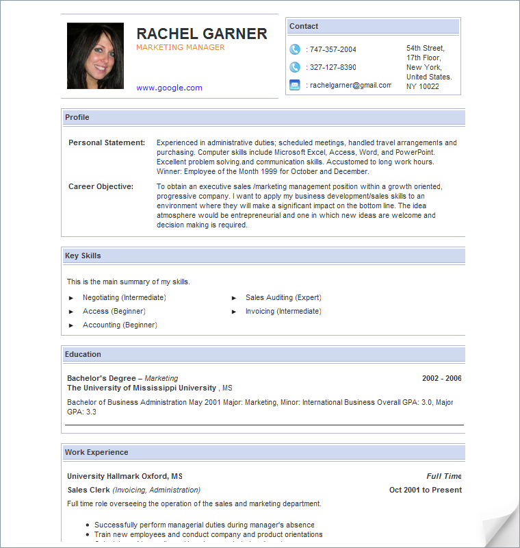 Simple objective for resume samples